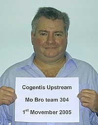Chris Dimmock - Cogentis Upstream Mo Bro 1st Movember 2005